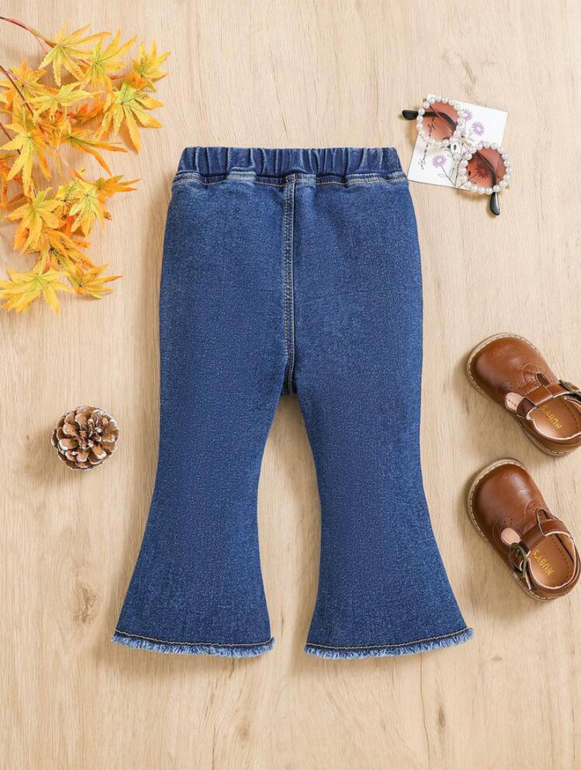 Blue Flare Leg Jean | 6M - 18M