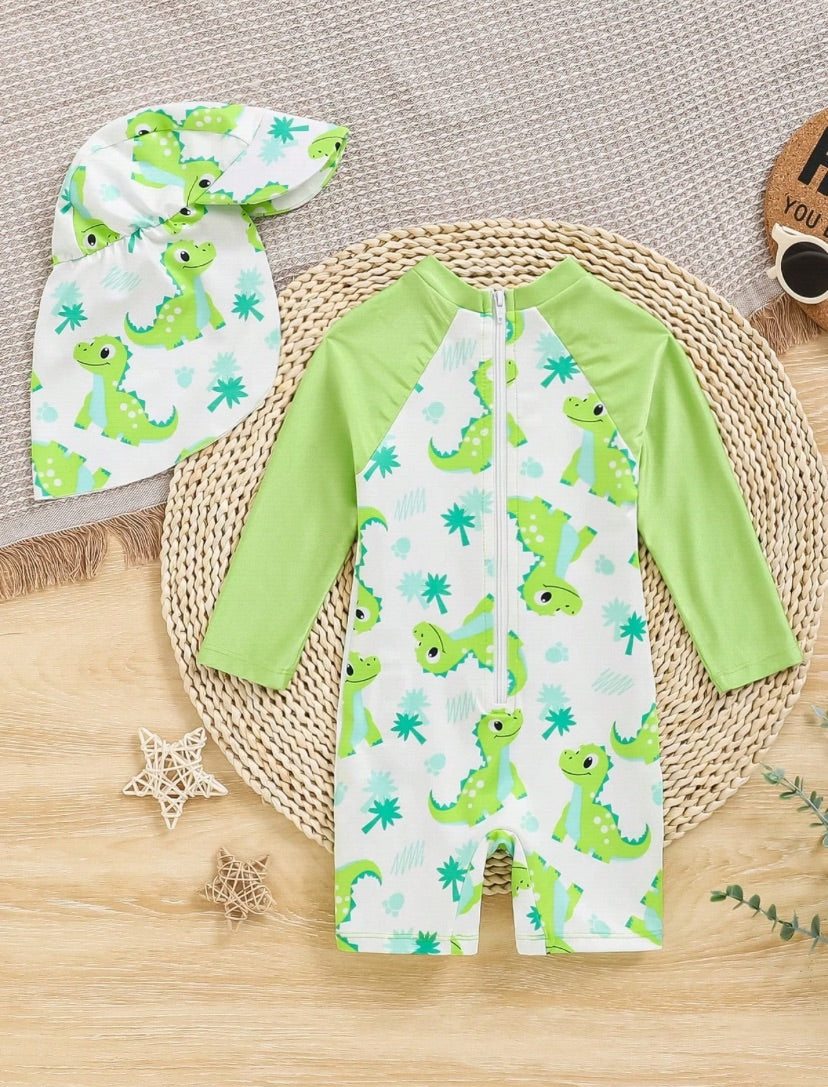 Baby dinosaur swimsuit 2025
