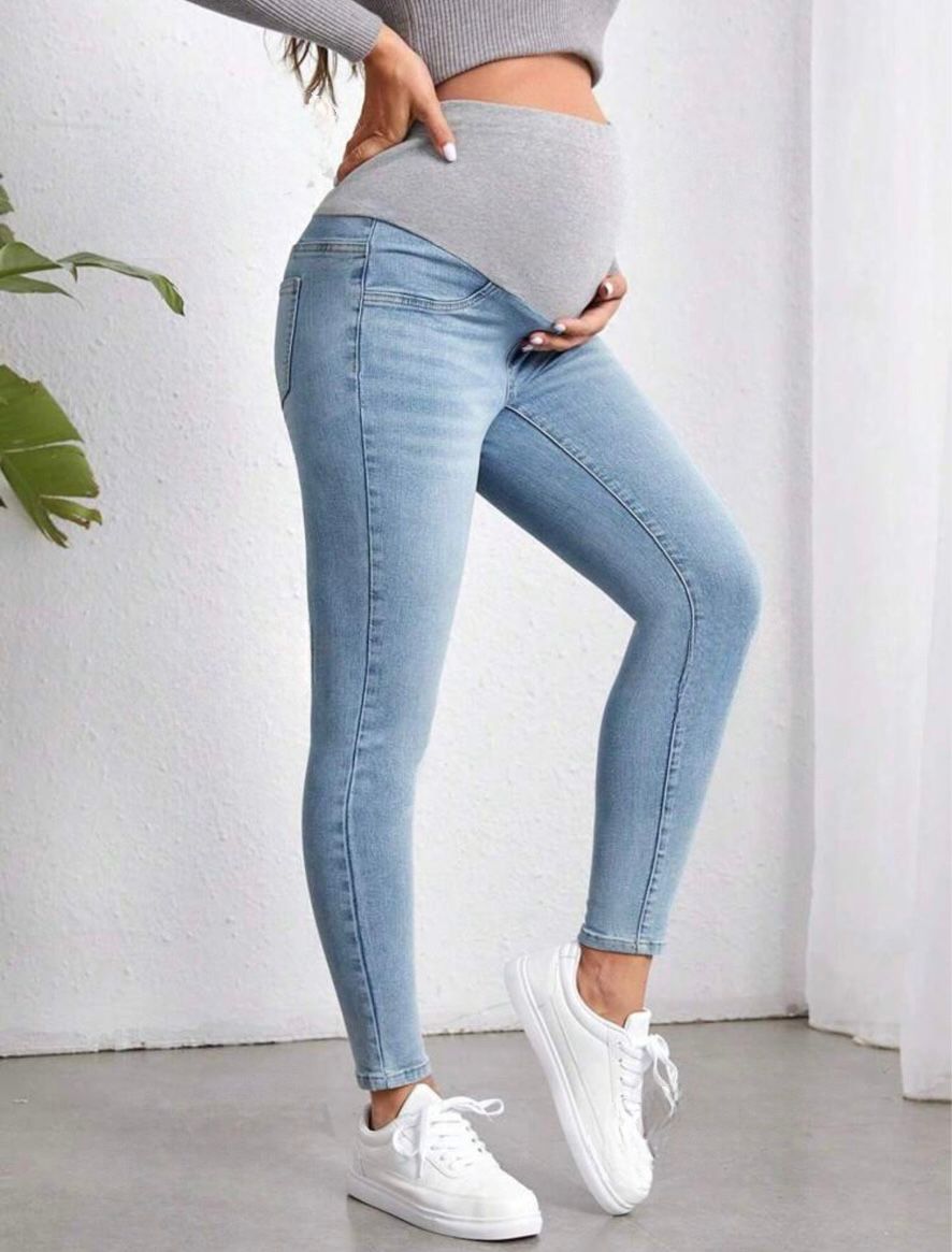 Maternity Wideband Waist Skinny Jeans