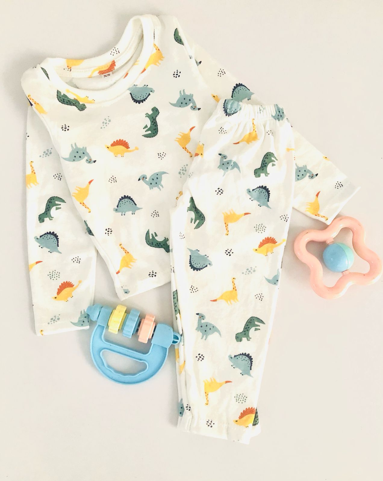 Dino Printed Long Sleeve PJ