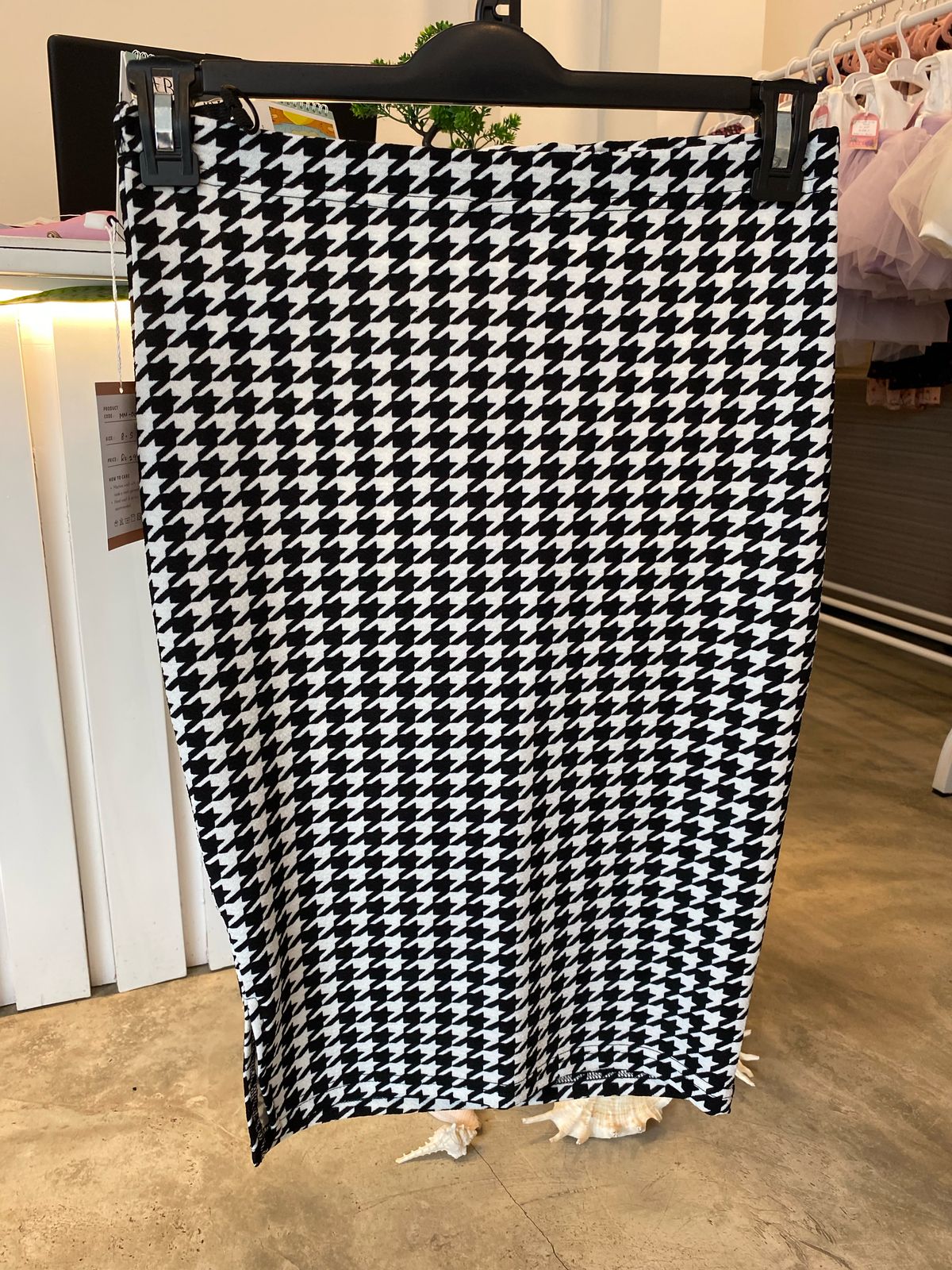 Houndstooth Skirt