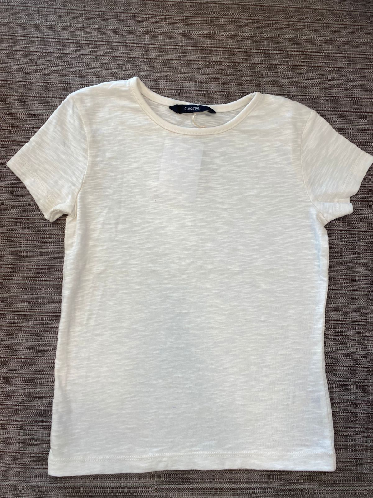 Off White Plain T Shirt