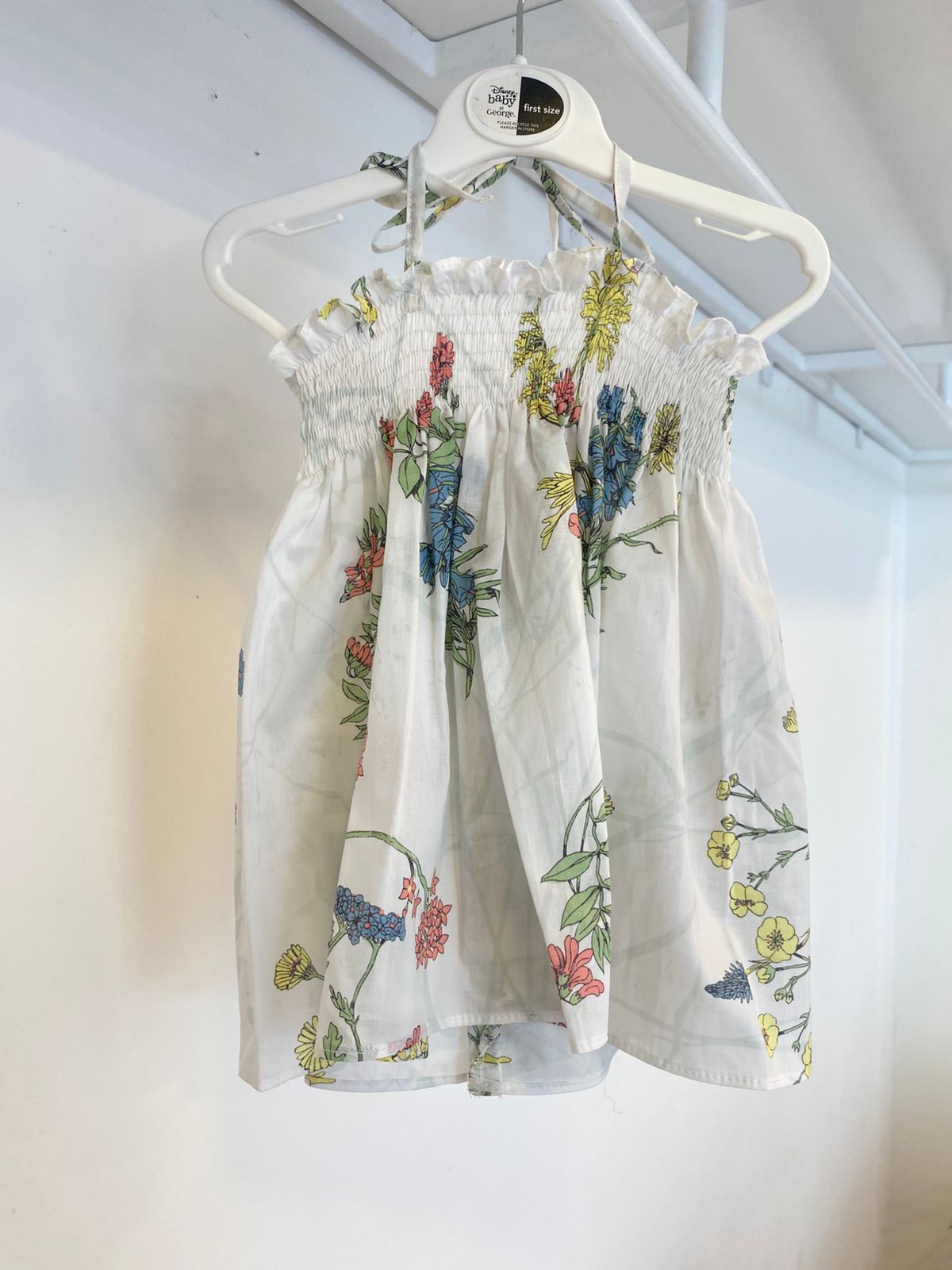 Shells White Printed Dress
