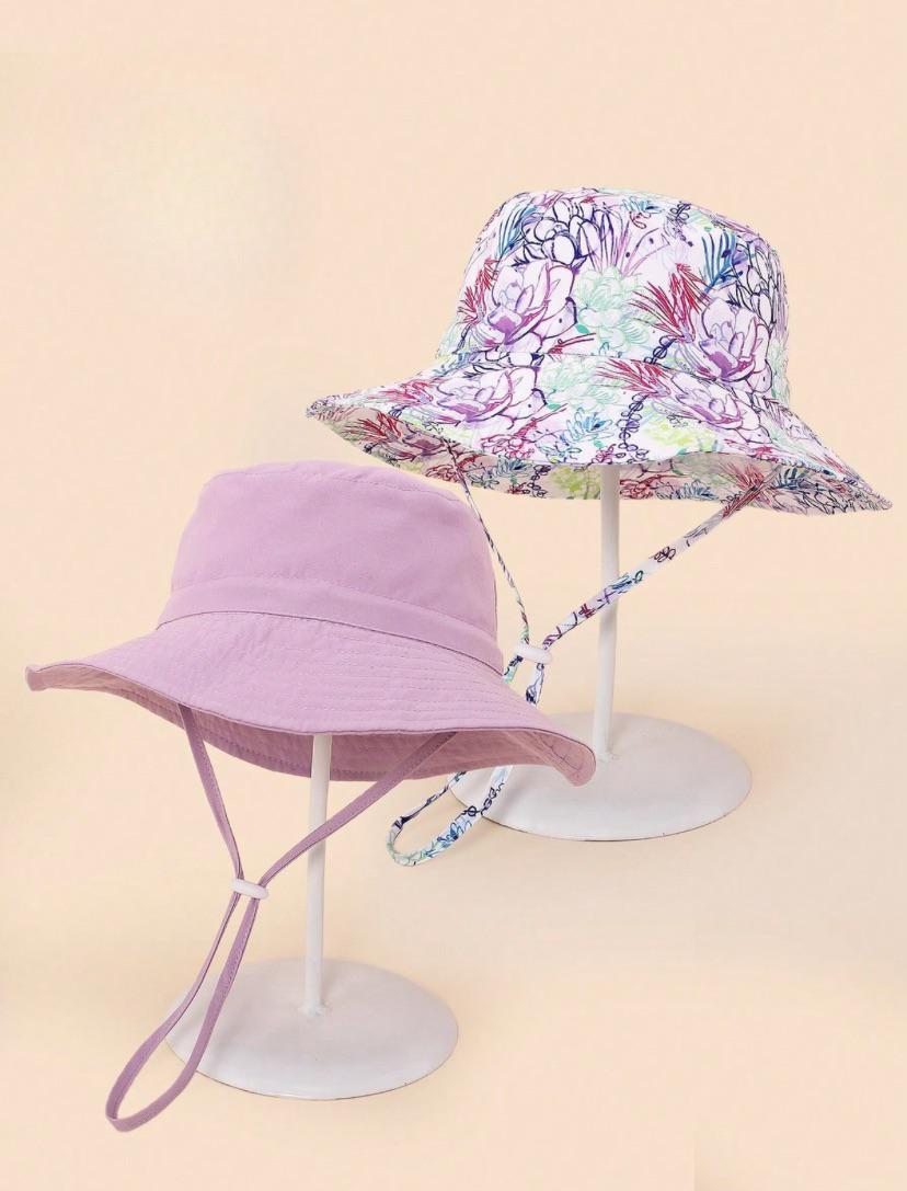 Purple Summer Bucket Hats