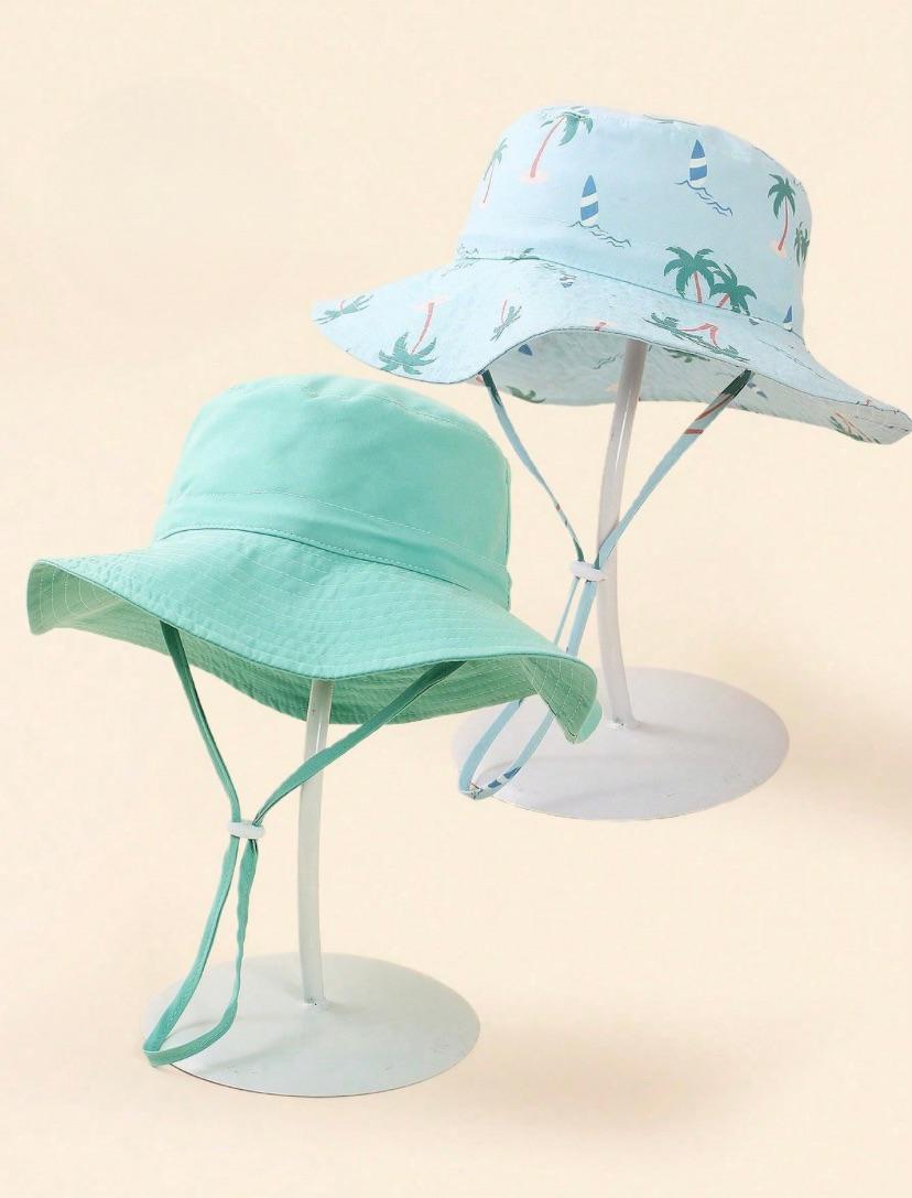 Green Summer Bucket Hats