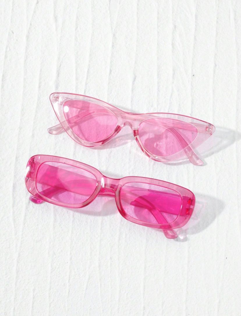 Pinkish Cat Eye & Square Shades