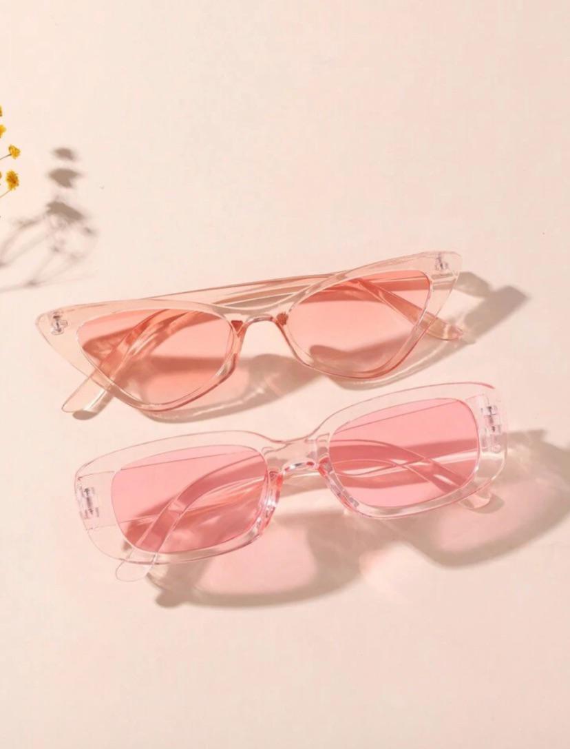 Cute Retro Cat Eye Square Shades