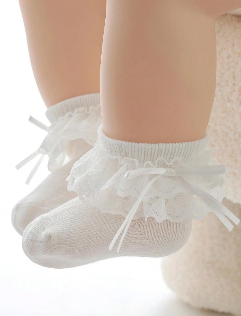 White Lace Princess Style Socks