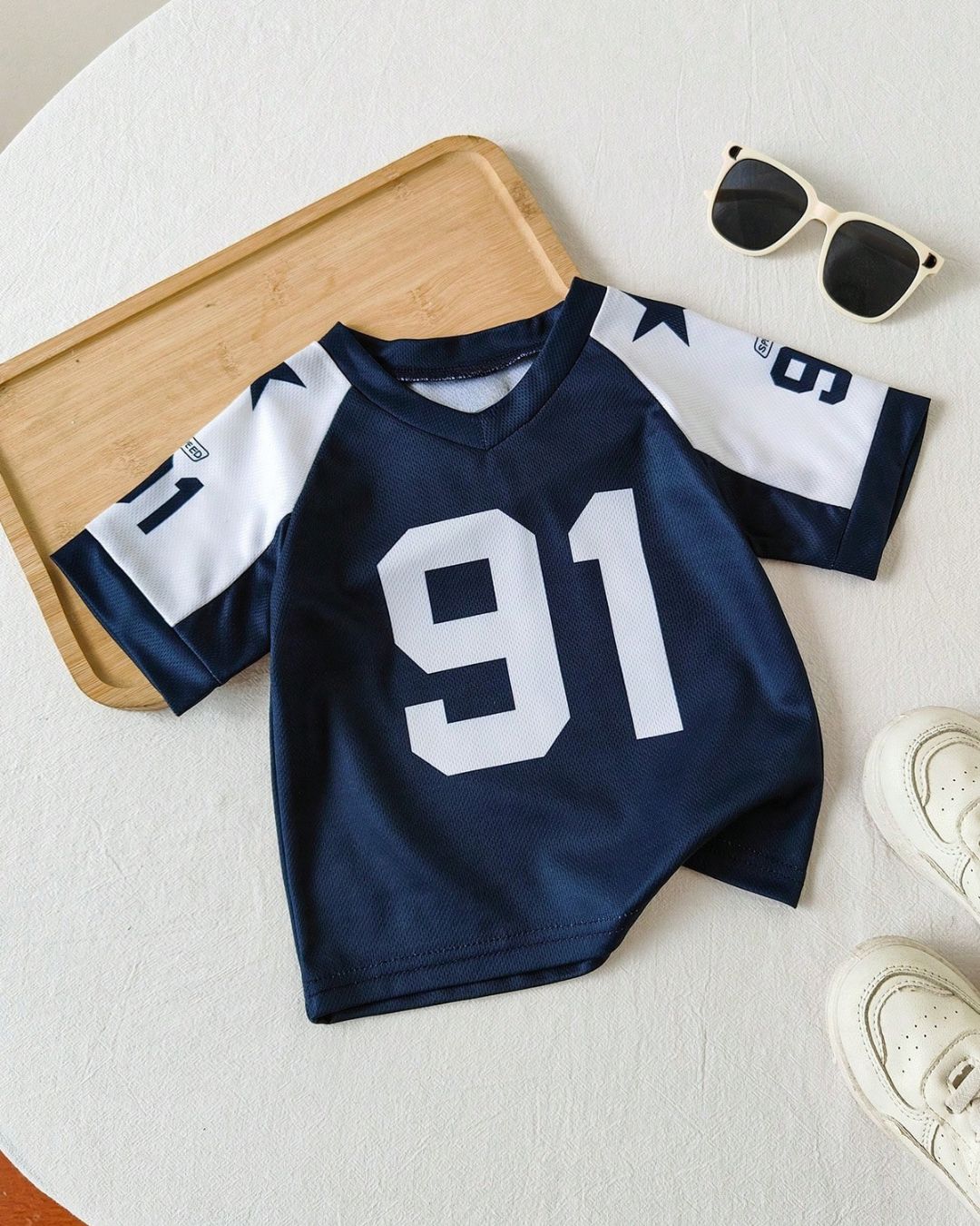 Bold & Retro - Color Block 91 Print Short Sleeve T-Shirt - 6M - 3Y