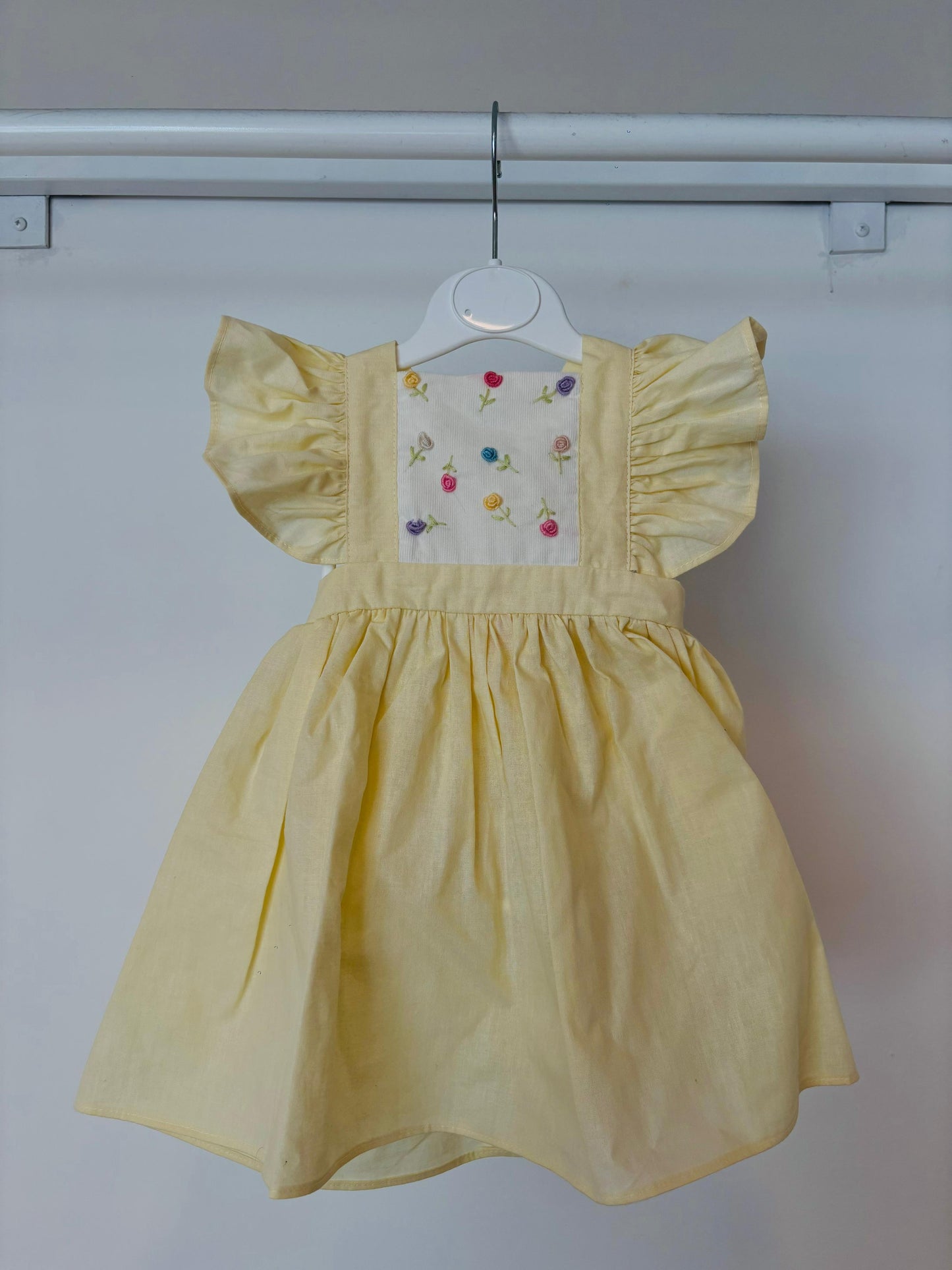 Shells Embo Yellow Dress