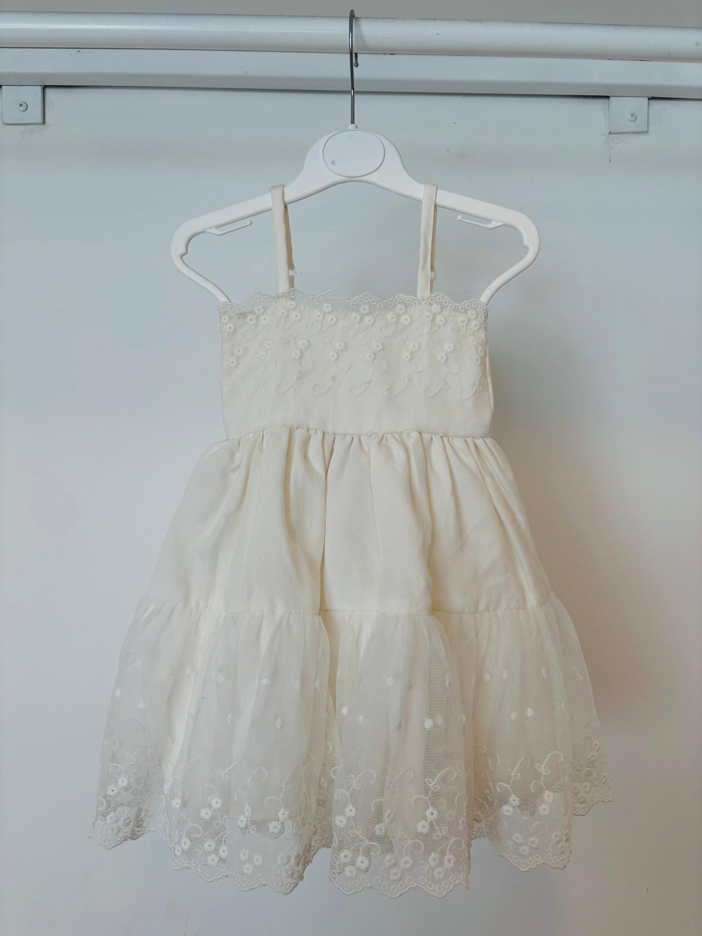 Shells Lace White Dress | 6M