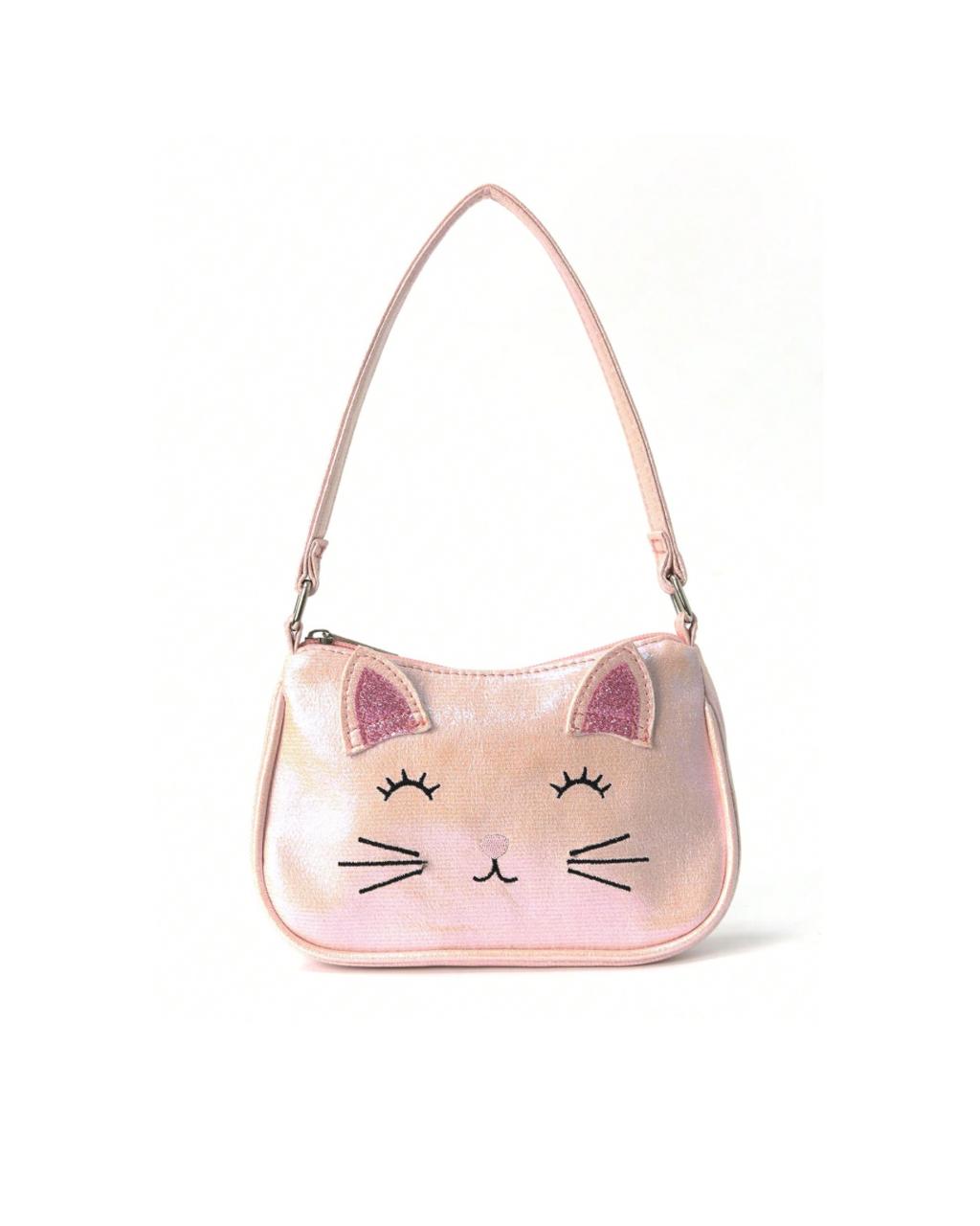 Baby Pink Cute Kitty Shoulder Bag