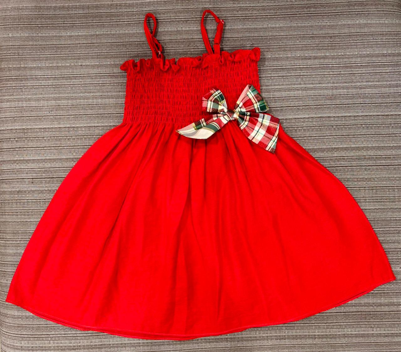 Shells Red Bow Dress
