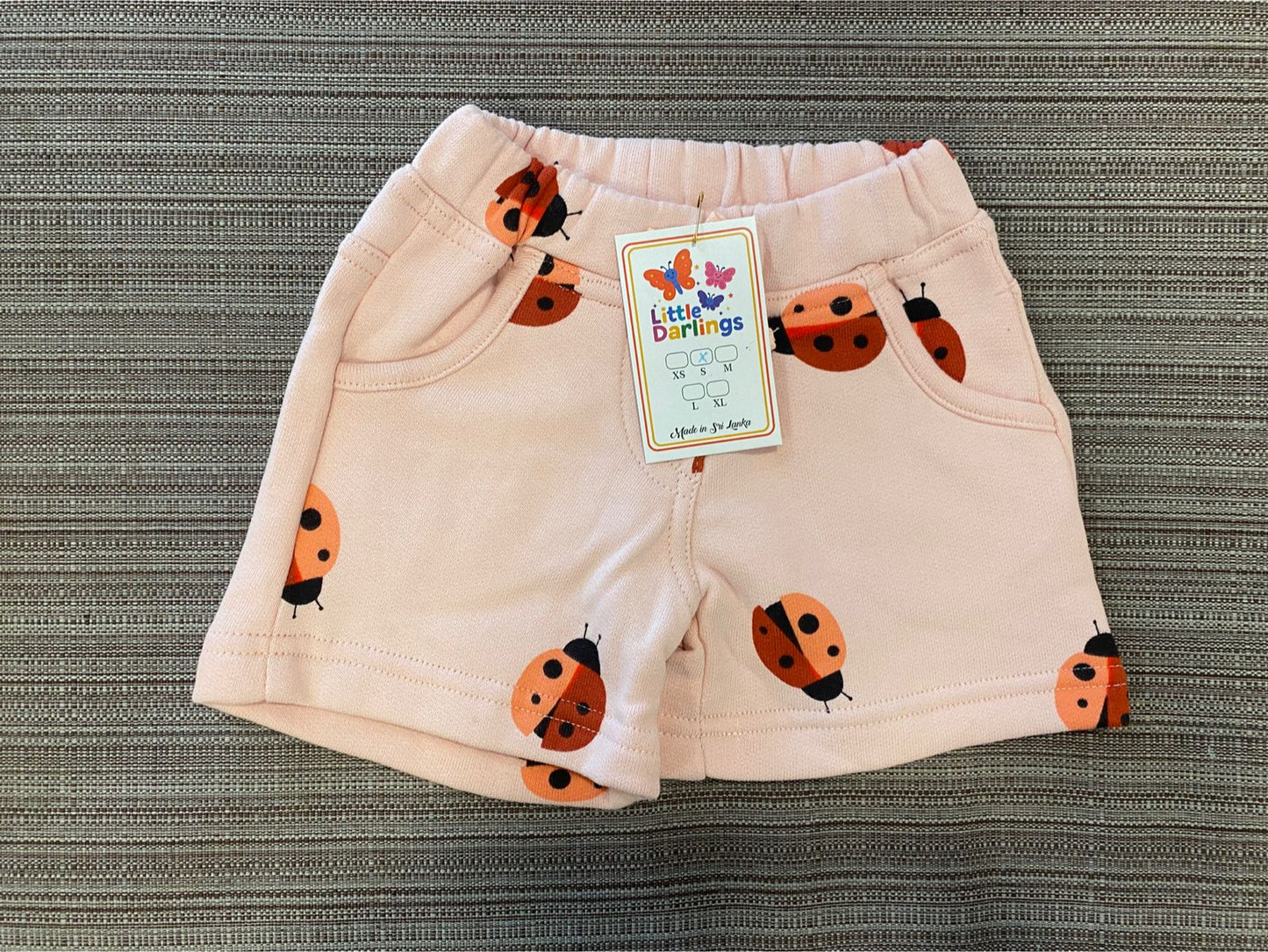 Baby Beddings Girls Pink Beetle Short