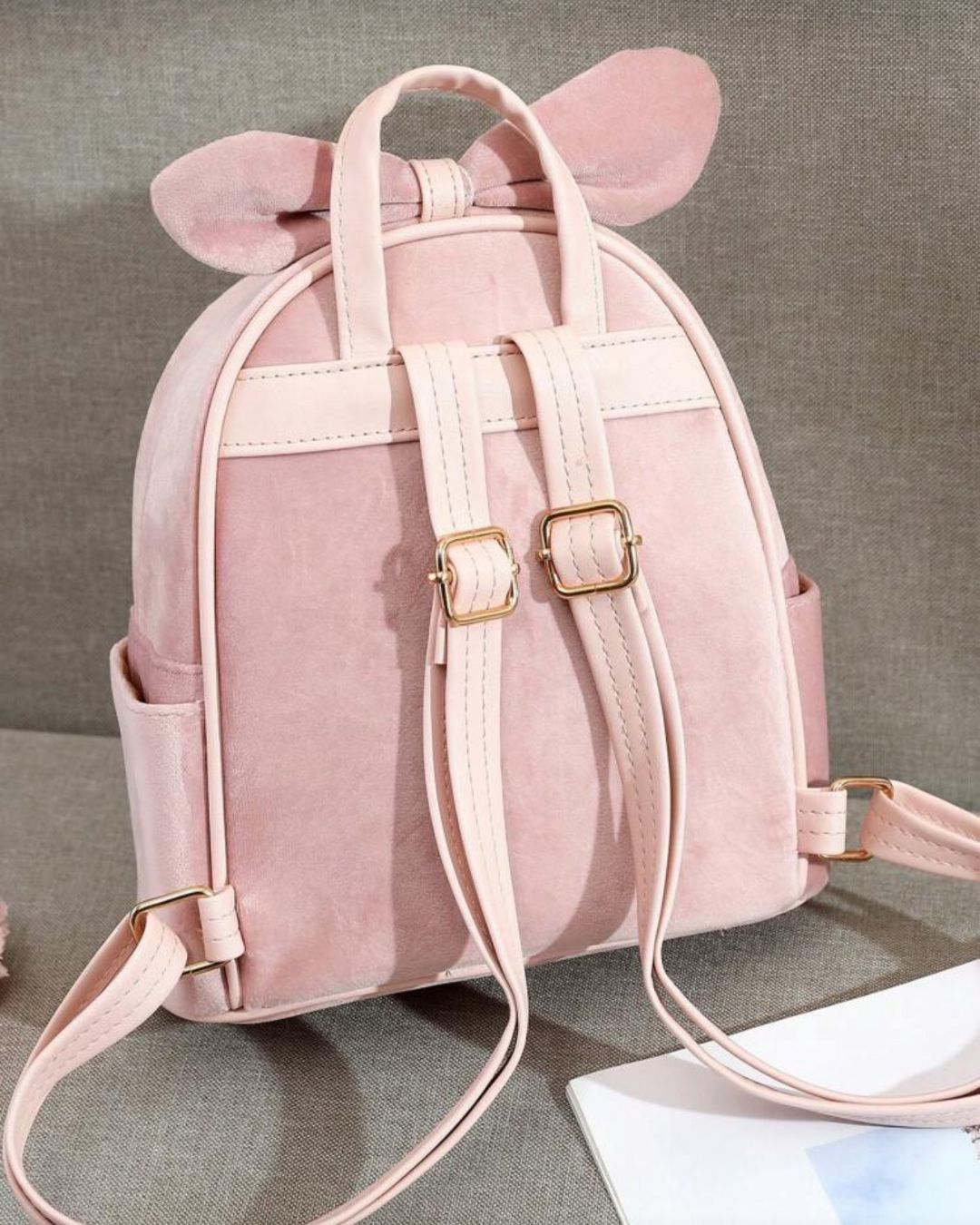 BB Cute Pompom Bowknot Backpack
