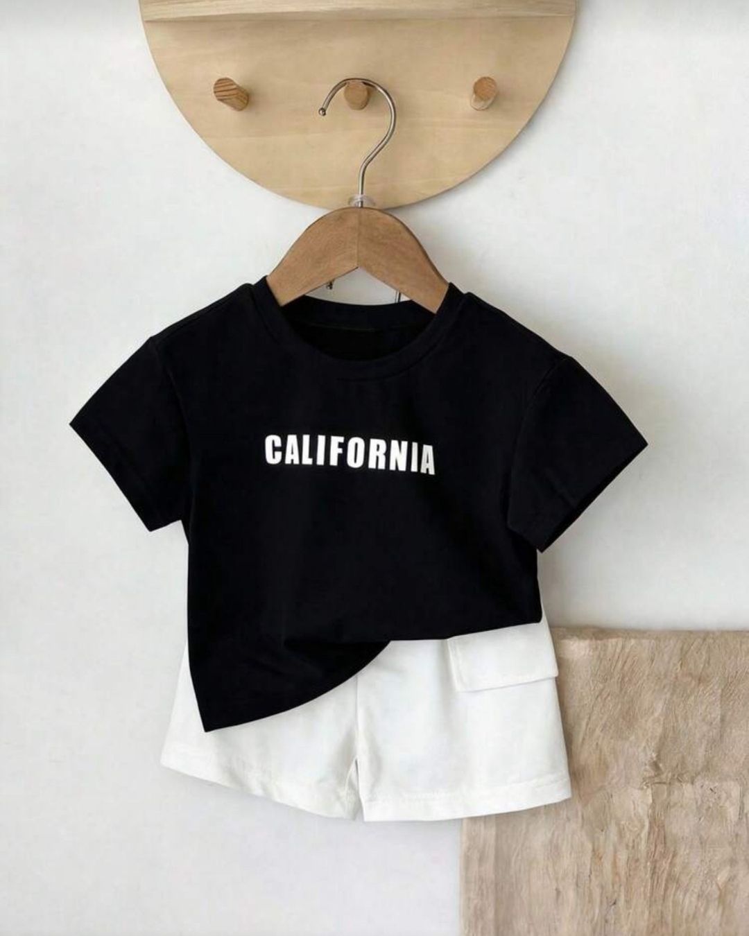 Baby Girls/ Boys CALIFORNIA Top & Shorts Set | 6M - 3Y