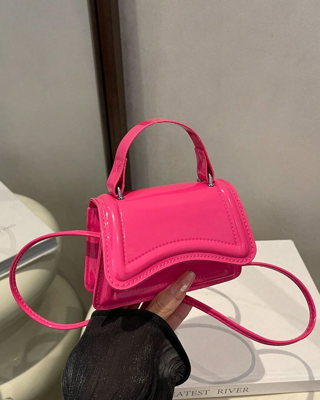 BB Hot Pink Portable Mini Handbag