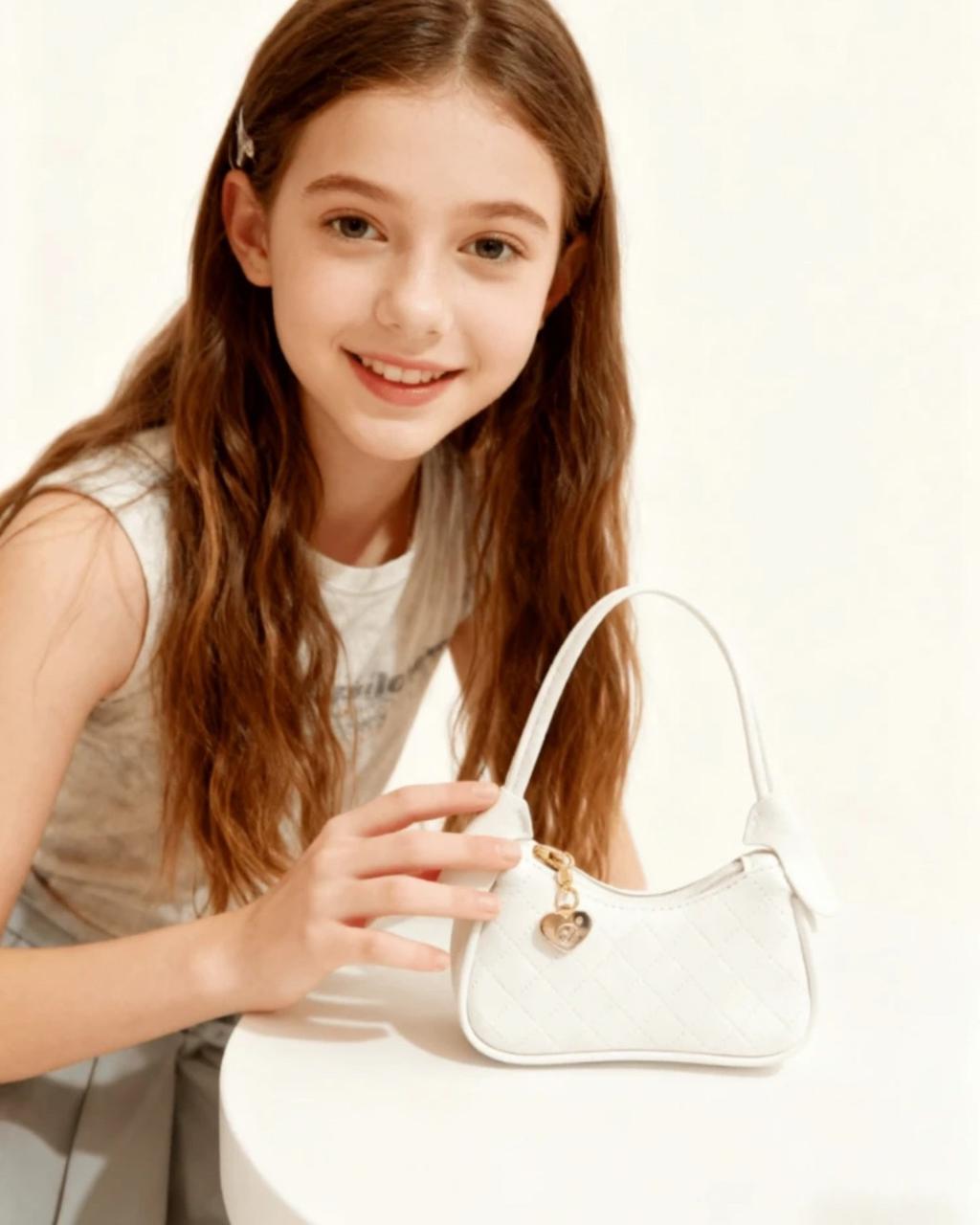 BB White Shoulder Bag