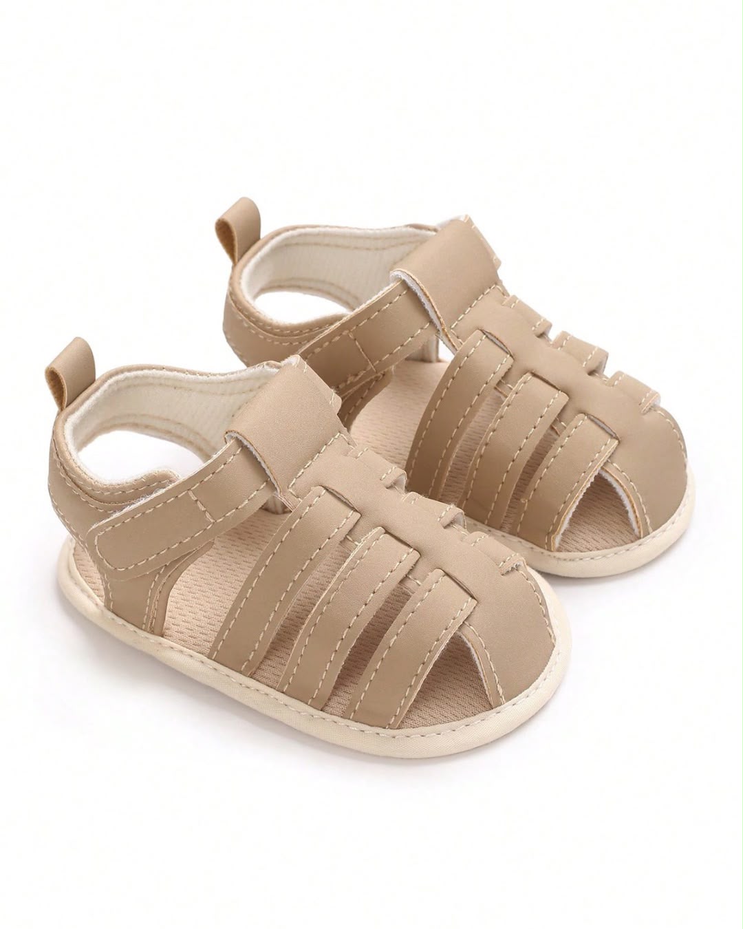 BB Beige Soft Sole & Closed Toe Design Sandals