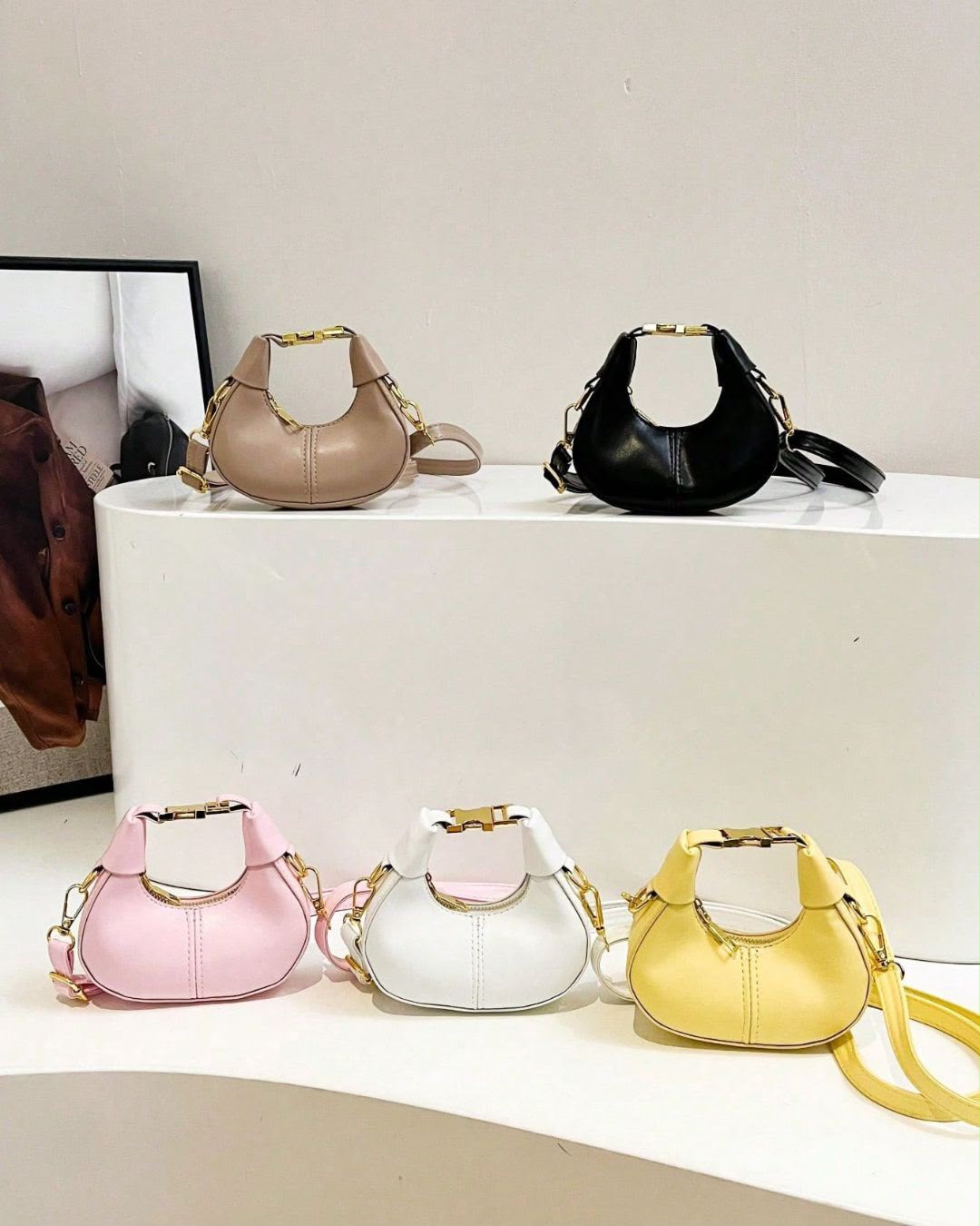 BB Solid Color Minimalist Handbag