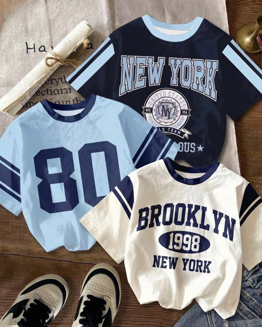 Young Girls/Boys Sporty Graphics Tees | 6M - 3Y