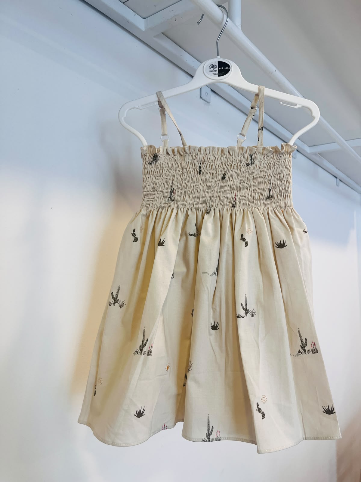 Shells White Flower Smoke Dress