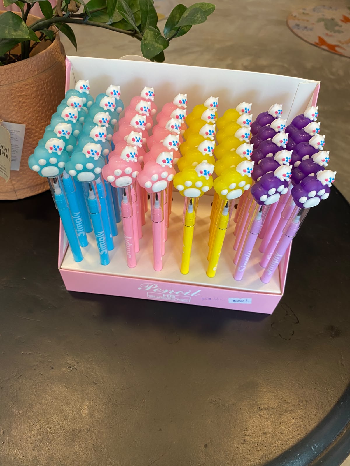 Bee Free Paw Design Pencils