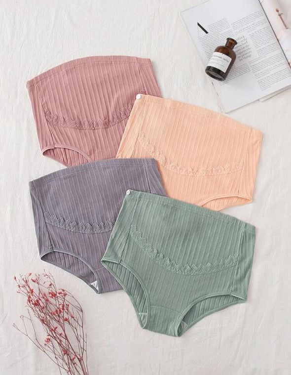 Maternity Adjustable Waist Lace Panty