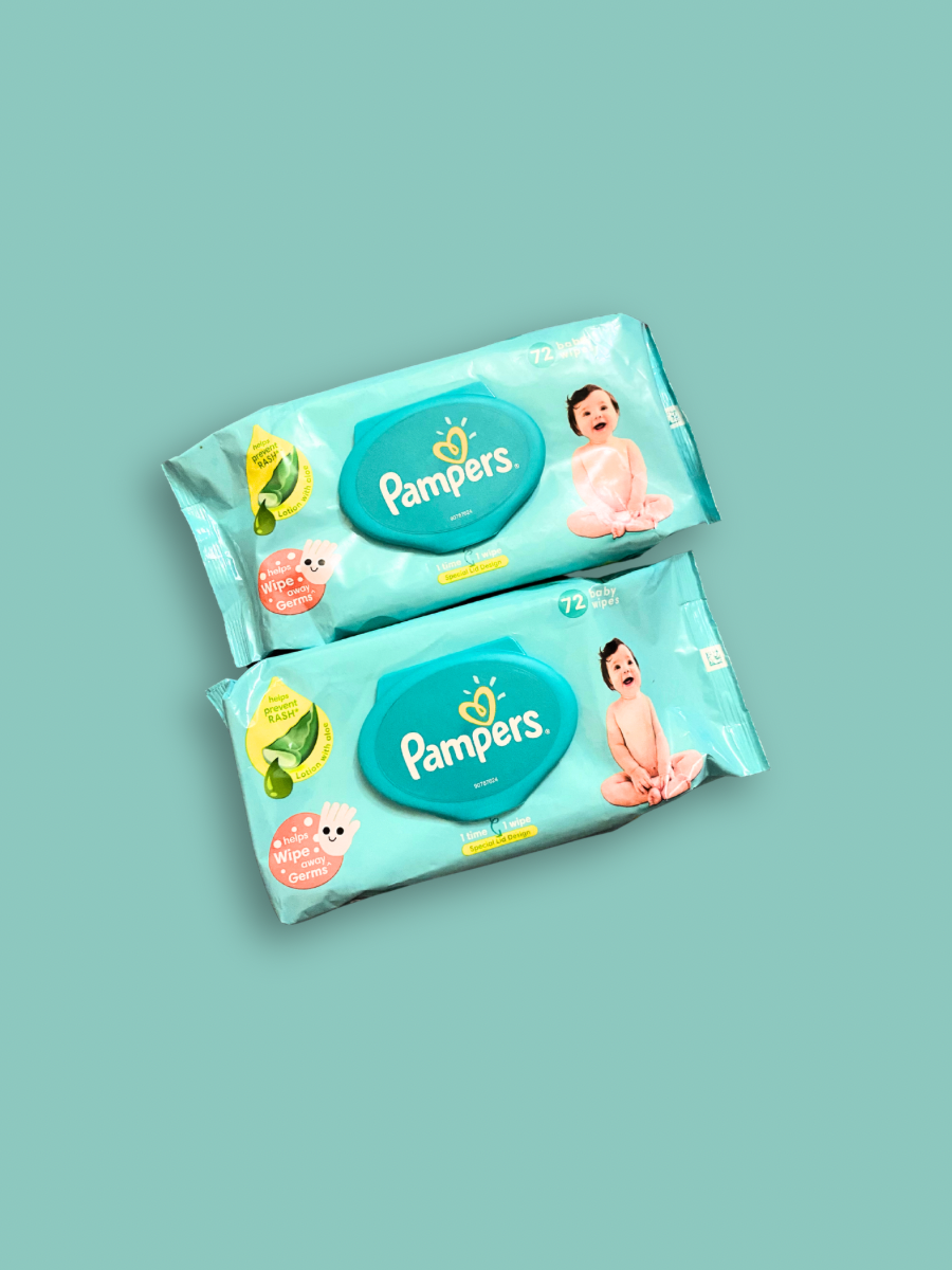 Pampers wet wipes - 72 wipes pack