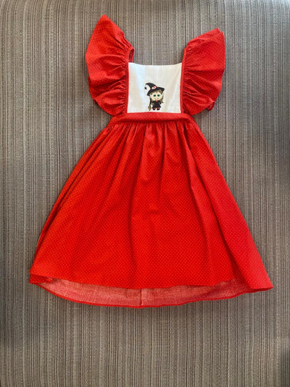 Cute Baby Witch Red Dress