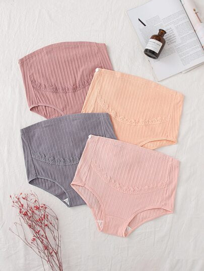 Maternity Adjustable Waist Lace Panty