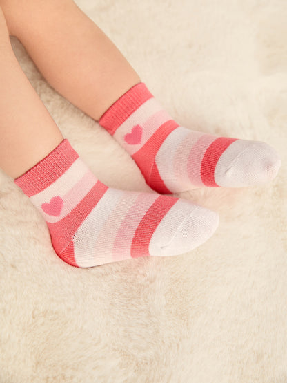 Baby Heart Pattern Socks