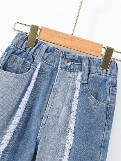 Girls two tone jean [4Y - 7Y]