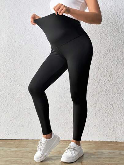 Maternity black gym legging