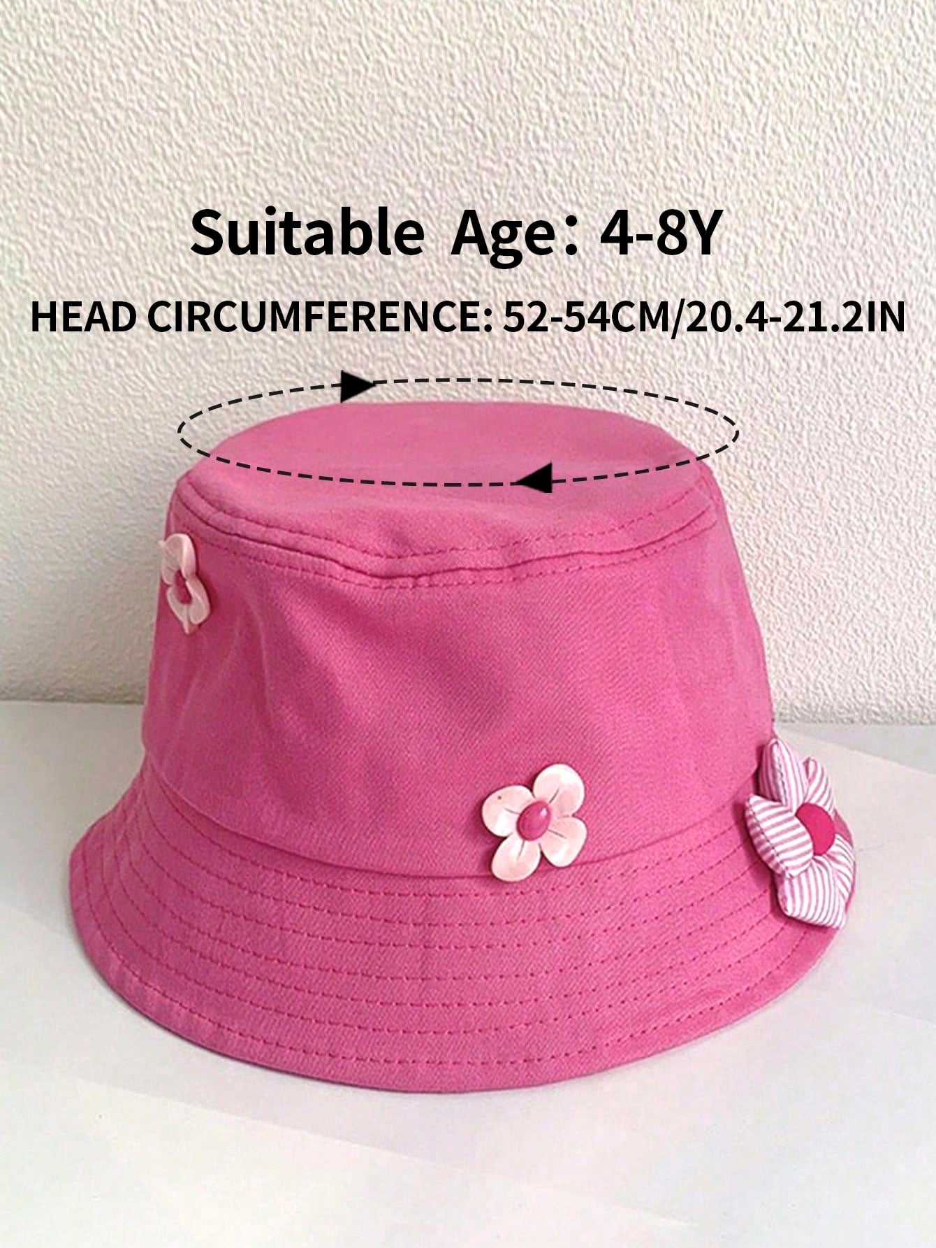 Flower plushie bucket hat