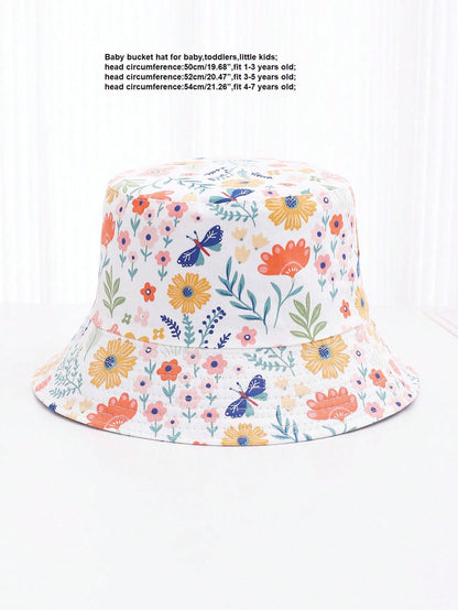 Floral wimsy bucket hat