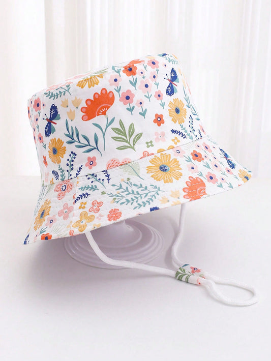 Floral wimsy bucket hat