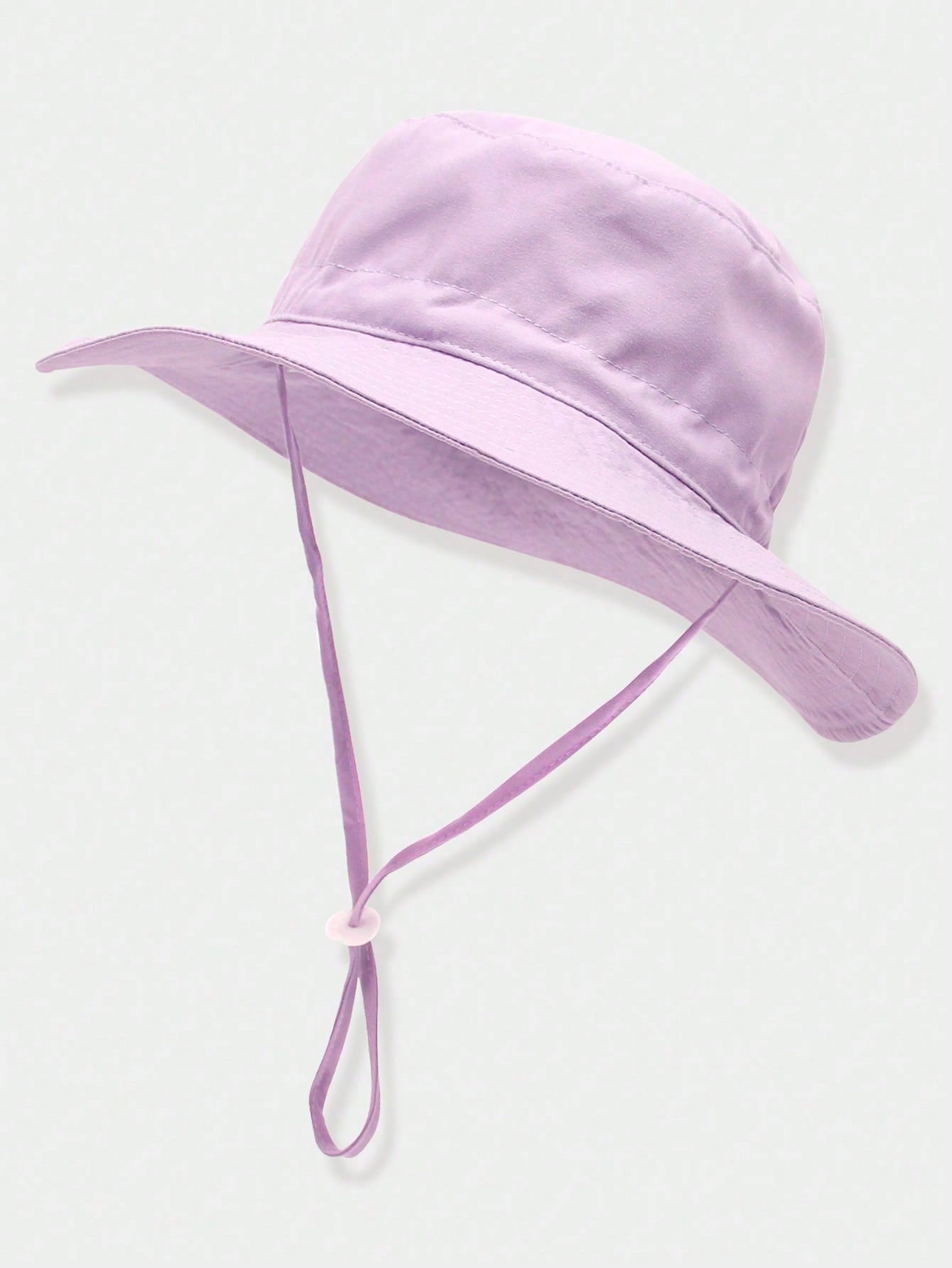 Lilac wide brim bucket hat