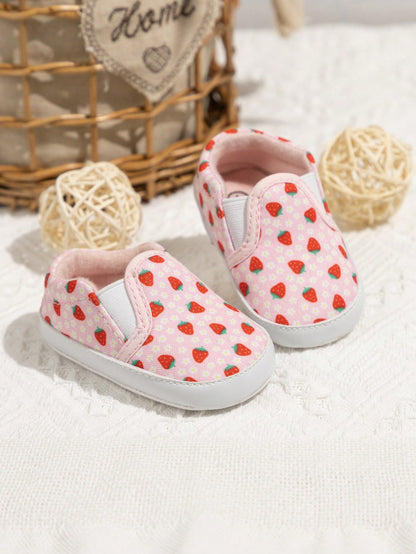 Stawberry splash canvas shoes