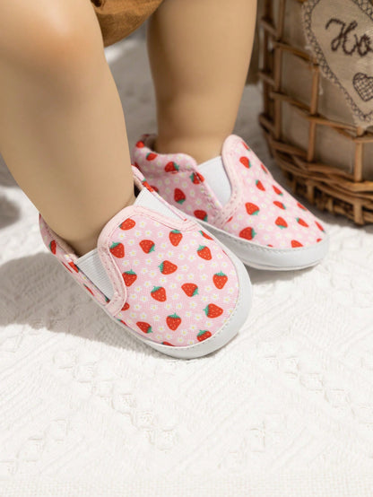 Stawberry splash canvas shoes