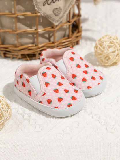 Stawberry splash canvas shoes