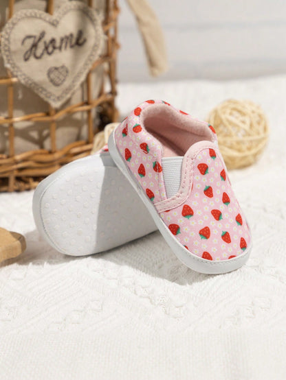 Stawberry splash canvas shoes