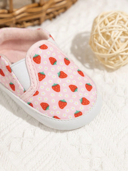 Stawberry splash canvas shoes