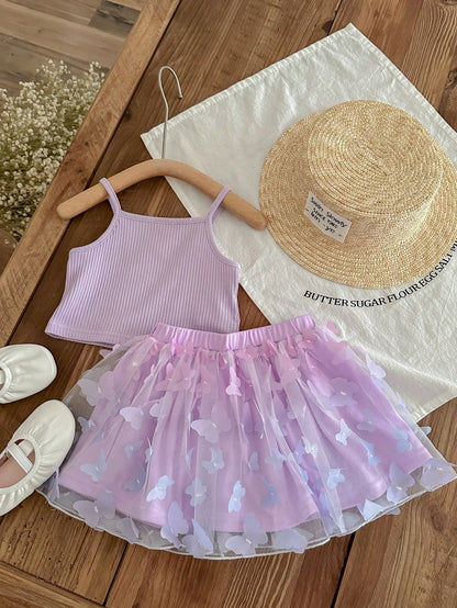 Butterfly Wimsy lilac set [6M-3Y]