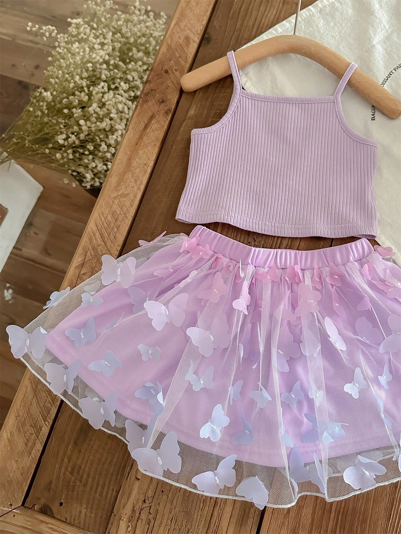 Butterfly Wimsy lilac set [6M-3Y]