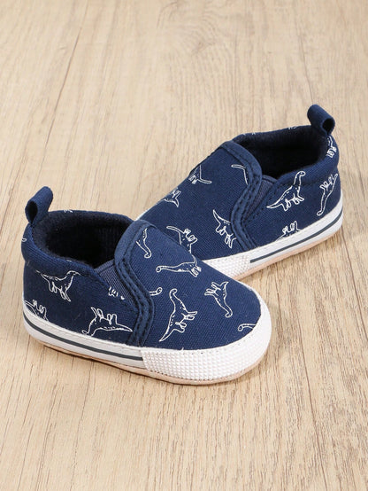 Dino splash canvas shoes