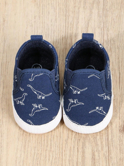 Dino splash canvas shoes