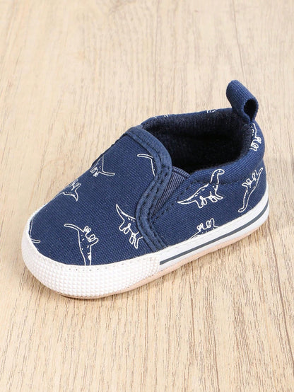 Dino splash canvas shoes