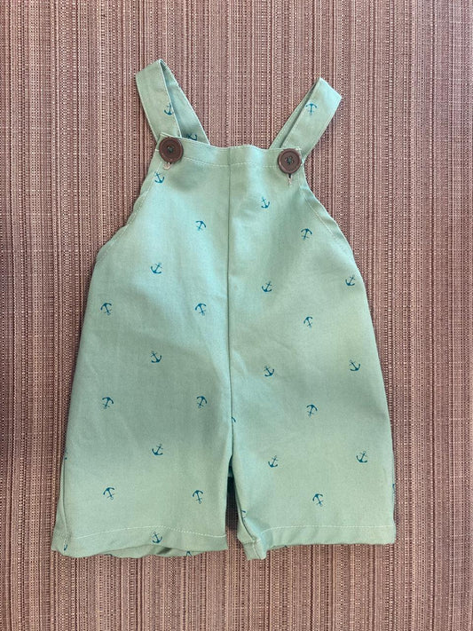 Green Anchor Theme Dungaree