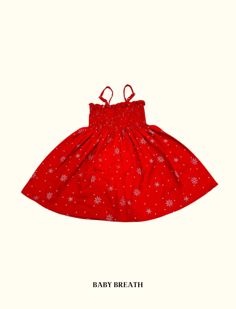 Red Snowflakes Dress